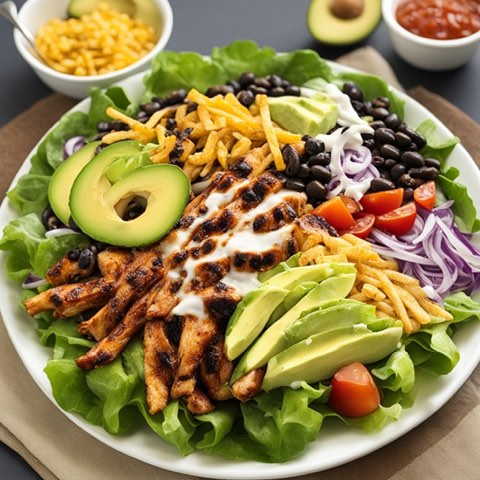 BBQ chicken salad